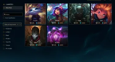 Conta Platina 4 ,77 skins,iconesda season 3,falta 6 campeoes