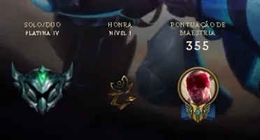 Conta Platina 4 ,77 skins,iconesda season 3,falta 6 campeoes