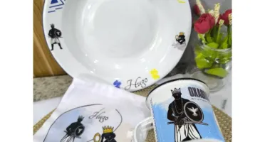 Caneca, Prato ou Kit Personalizado Orixás
