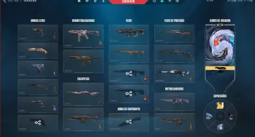 Conta Valorant 160+ skins LVL 241