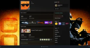 Conta steam com vários jogos