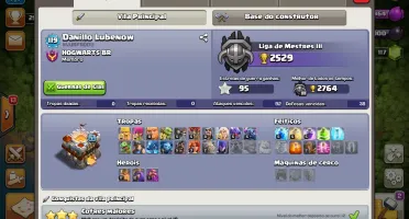 Vende-se conta do Clash of Clama semi full Cv 11