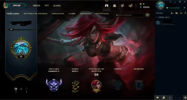CONTA DE LOL DIAMANTE ZERADA