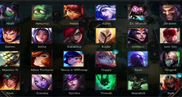 CONTA DE LOL DIAMANTE ZERADA