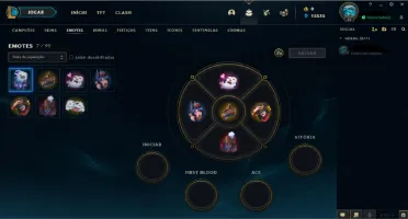 CONTA DE LOL DIAMANTE ZERADA