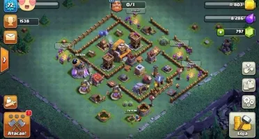 Clash of clans cv8 barato