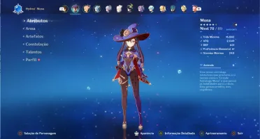 Conta ar55 Ayaka, Yoimya, Eula, Zhongli c1, Venti, keqing++