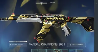 VALORANT - PACOTE CHAMPIONS + SKINS