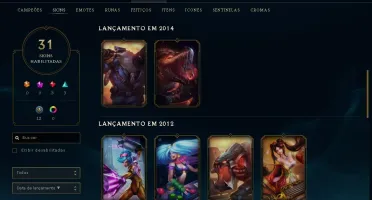 CONTA LOL GOLD 3 SOLOQ LVL 147