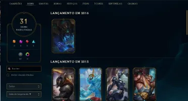 CONTA LOL GOLD 3 SOLOQ LVL 147
