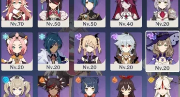 Zhongli + Childe + Qiqi + Atlas (AR39)
