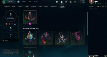 Conta lol com todos os campeões + 195 skins (descrição)