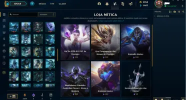 Conta lol com todos os campeões + 195 skins (descrição)