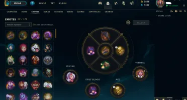 Conta lol com todos os campeões + 195 skins (descrição)