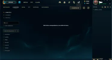 Conta lol com todos os campeões + 195 skins (descrição)
