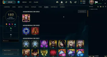 Conta lol com todos os campeões + 195 skins (descrição)