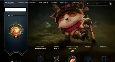Conta de LOL nivel 30 Unranked