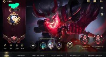 49 SKINS; 3K WILD CORES; UNICO DONO; 450 PDL; 58% Win Rate