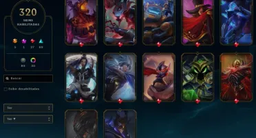 CONTA LOL 320 SKINS - ALL CHAMPIONS - 520 ICONES - LVL 255