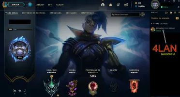 CONTA LOL 320 SKINS - ALL CHAMPIONS - 520 ICONES - LVL 255