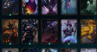 Conta Ouro 3 232 skins, 177 ícones, quase todos campeões
