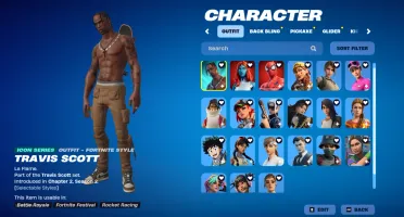 Conta Fortnite Travis Scott, Midas, Skins Tryhard E Mais!
