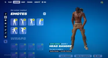 Conta Fortnite Travis Scott, Midas, Skins Tryhard E Mais!