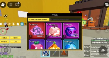 Contas de blox fruits