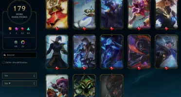 CONTA LOL EX PLATINA 14,7K EA  179 skins [faltando 7 champ]