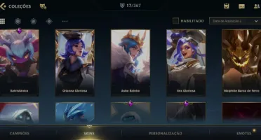conta wild lol e tft mestre