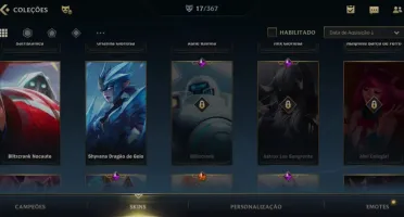 conta wild lol e tft mestre