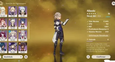 Conta Genshin Impact AR55