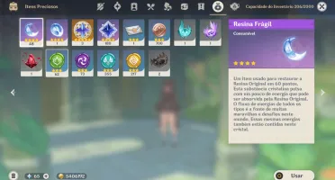 AR32 Hutao, Andarilho/Scaramouche, Diluc + chifres vermelhos