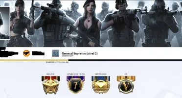 CONTA CF 4* 9 VIPS + MUITAS MN e ARMAS RARAS
