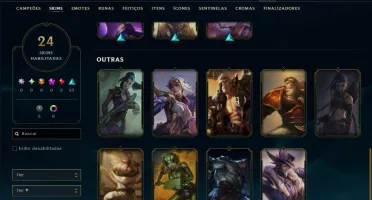 Prata 1 com 85 Champs e 24 Skins