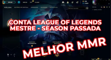 CONTA LOL - Mestre na Season Passada (MMR BOM)