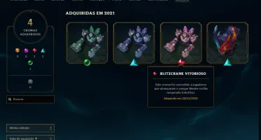 CONTA LOL - Mestre na Season Passada (MMR BOM)