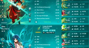 Conta Ar 57 End Game 10 5 Star 3 Armas 5 Star Genshin Impact