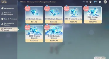 AR 42 Kokomi / Ayaka / Childe + Arco T5 e muito a explorar
