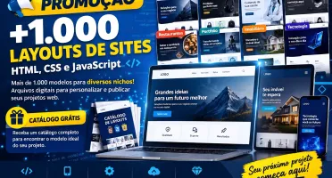 🔥 +1.000 Sites HTML/CSS/JS + Catálogo e Hospedagem Grátis!