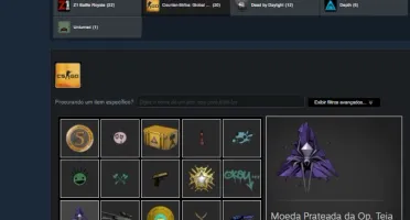 Conta steam top com 39 jogos + 8 medalhas