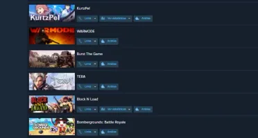 Conta steam top com 39 jogos + 8 medalhas