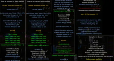 Conta Megamu MG 199rr gaion+anubis+asa 3+divine full opt
