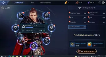 MIR4 GUERREIRO LVL 60 - 66K POWER SA72