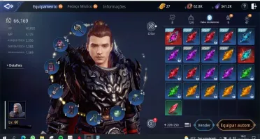MIR4 GUERREIRO LVL 60 - 66K POWER SA72