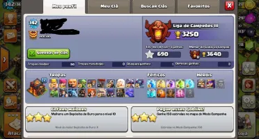 Conta Clash of Clans CV10