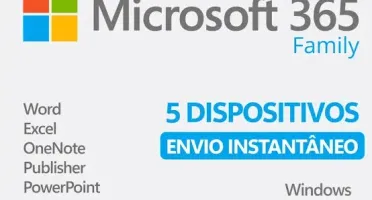 Microsoft 365 Family Plus 1 mês de acesso