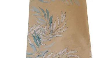 Papel Kraft Estillo Folhas (59x59cm) - pacote com 50 folhas