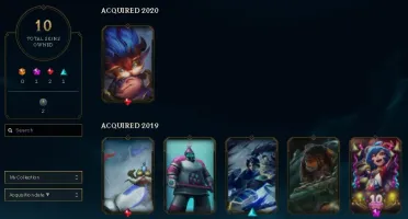 Conta lol de 2013