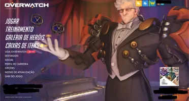 conta overwatch com rank e 84 caixas para abrir